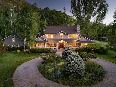 Estate home with creek frontage on 35 acres in the North Animas Valley